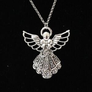 New Angel Silver Necklace N46